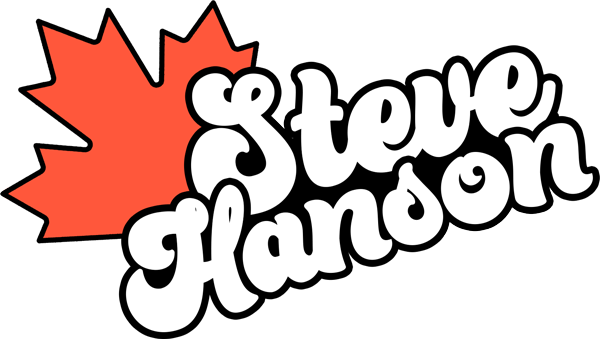Steve Hanson Logo for website of a graphic with mountains